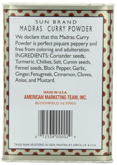 Brand Madras para curry (1 libra)