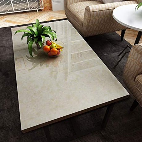 Papel vinilo Autoadhesivo tipo mármol crema(17.7 x 200)