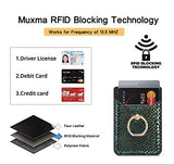 Tarjetero RFID para teléfono celular, tarjetero adhesivo para la parte posterior del teléfono para la mayoría de teléfonos inteligentes