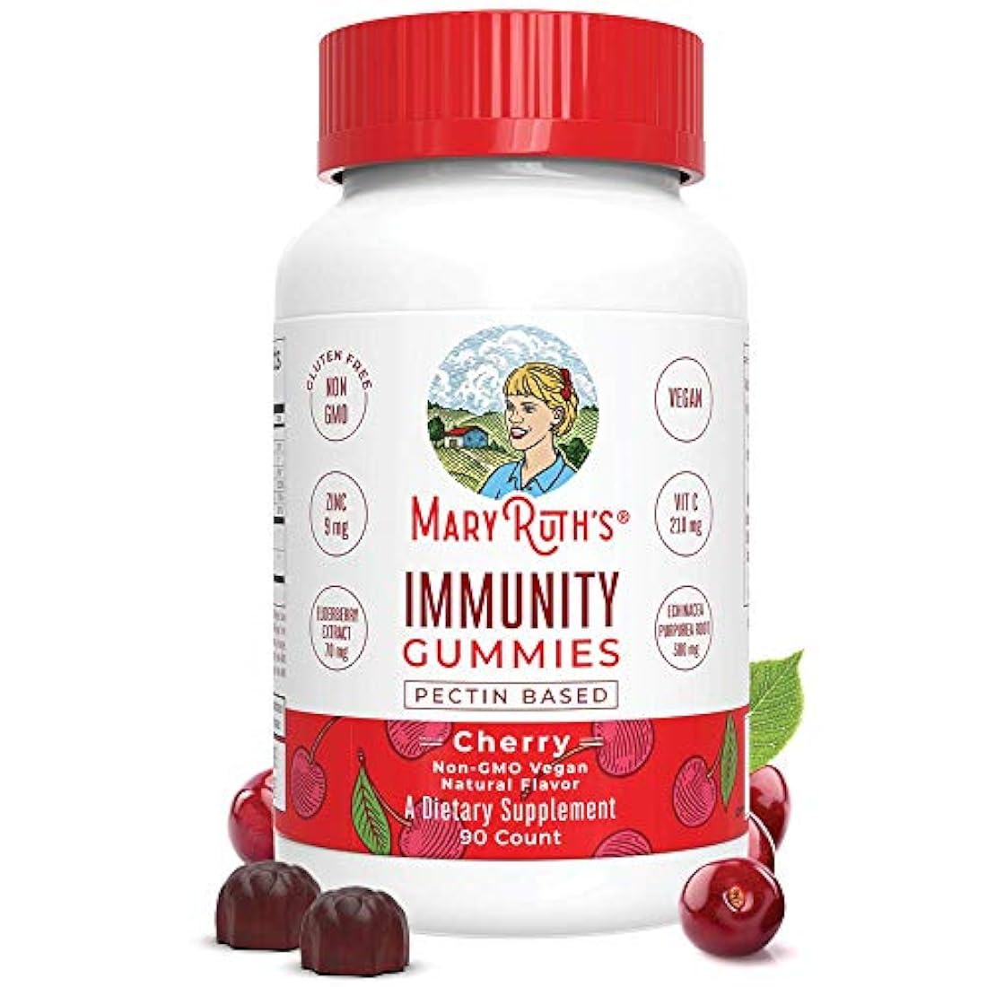 Gomitas de inmunidad 90 ct P, Cereza, 1