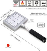 Máquina de Waffles Made in Japan, Antiadherente, 5.43x5.42