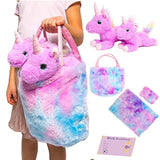 Juego de animales de peluche con 2 juguetes de peluche
