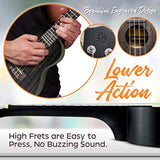 Kit de ukelele de concierto de caoba PYLE-PRO PUKT8880