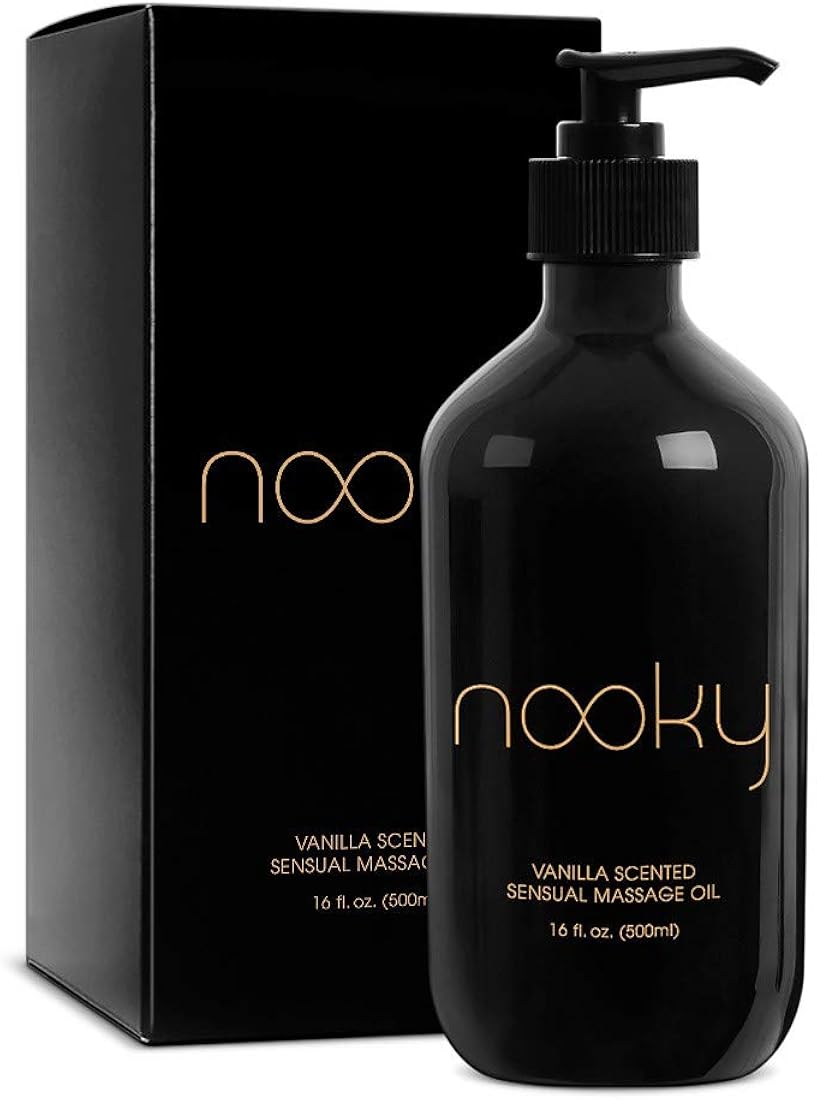 Aceite de masaje de vainilla con aceite de coco NOOKY