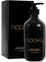 Aceite de masaje de vainilla con aceite de coco NOOKY
