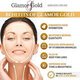 Crema antiarrugas de Glamour Gold, cuidado de la piel