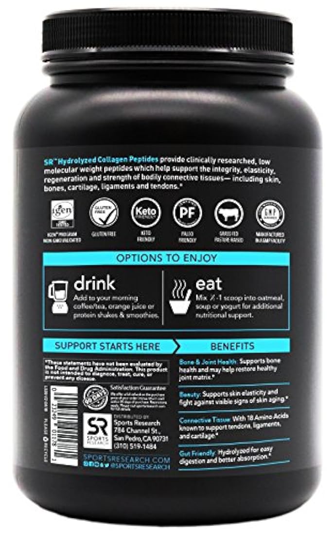 péptidos de colágeno Alimentado con hierba