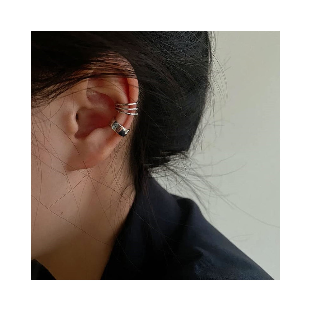 Aretes de plata de ley para mujer plateados
