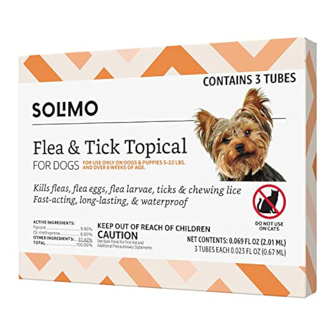Tratamiento tópico para pulgas y garrapatas - perro pequeño