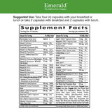 Emerald Labs - Multivitamínico para mujer, 45 + con vitaminas CoQ10, B, L-glutatión para apoyar el corazón saludable, huesos fuertes, hormonas equilibradas, 120 cápsulas vegetales