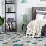 plantillas de pared y piso modelo hexagonal