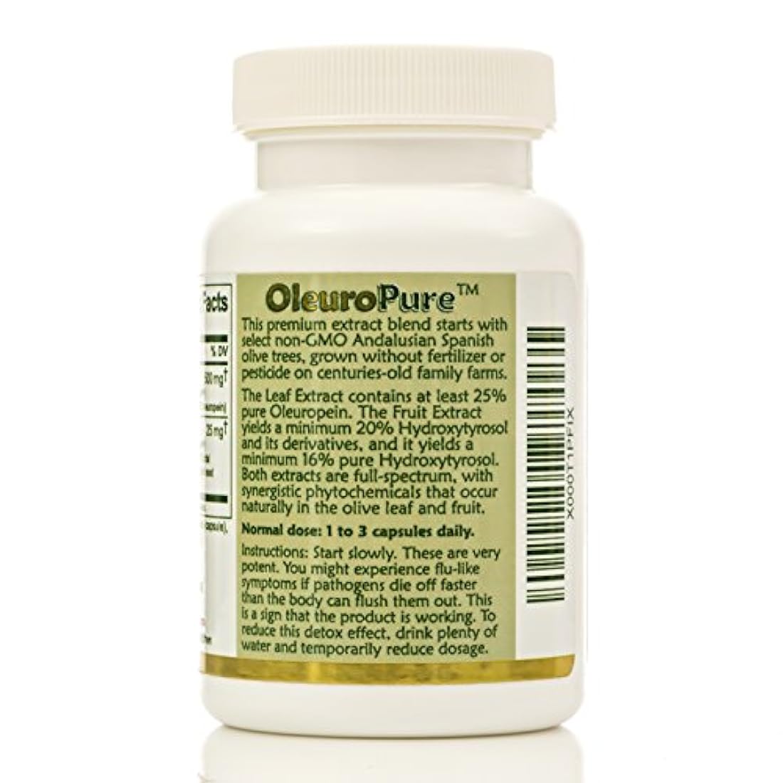 Extracto real de hoja de olivo europeo super fuerte