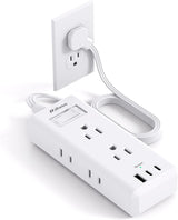 Cable de extensión de enchufe plano, tira de alimentación