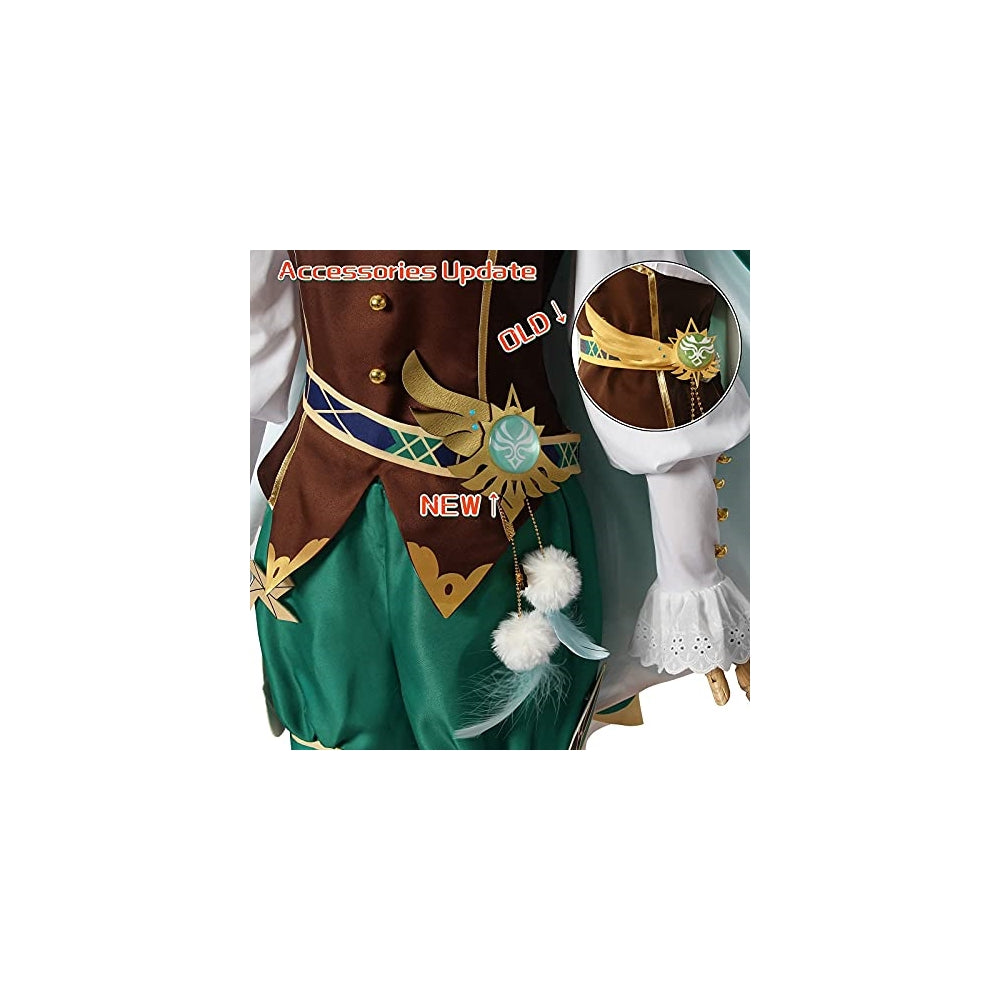 Disfraz para juego Venti  Keqing y Amber talla M