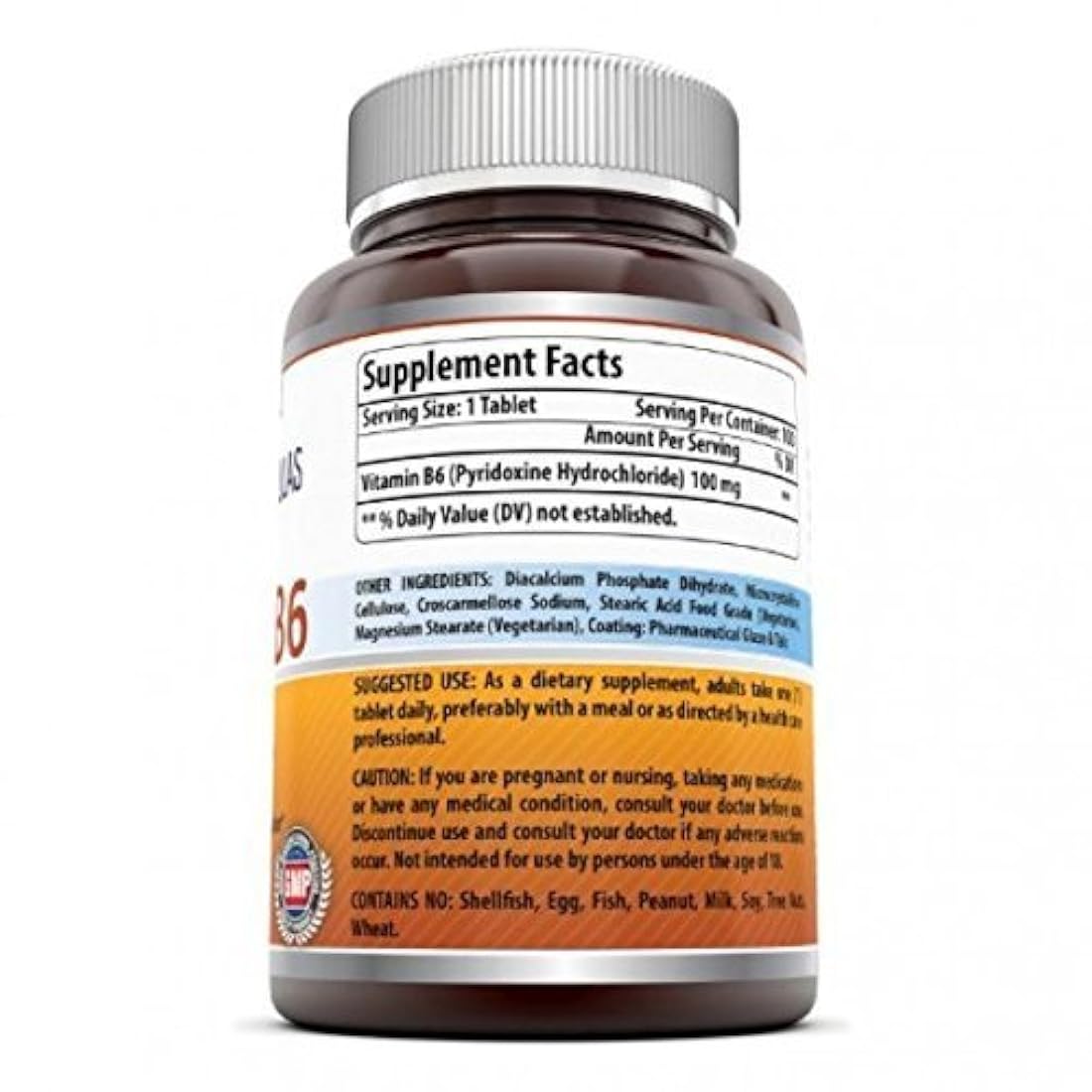Amazing Nutrición Vitamina B6 – Suplemento dietético