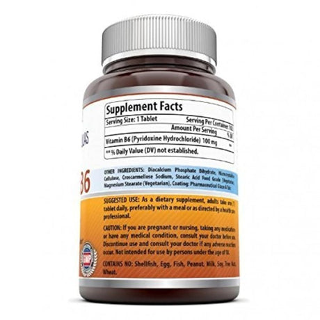 Amazing Nutrición Vitamina B6 – Suplemento dietético