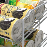 Estante apilable para latas, Plateado Simple Houseware