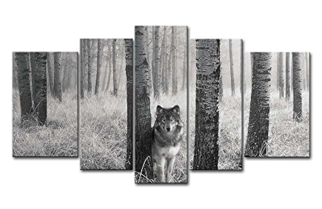 Cuadro de pintura en 5 paneles, marca So Crazy Art,