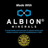 Potente Glicinato ZINC de Albion® potenciado con 5 minerales extra esenciales para apoyar el metabolismo, el ADN y el suplemento mejorado 90 cápsulas veganas a base de plantas