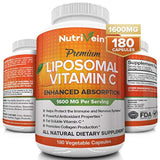 Liposomal Vitamina C 1600 mg – 180 cápsulas
