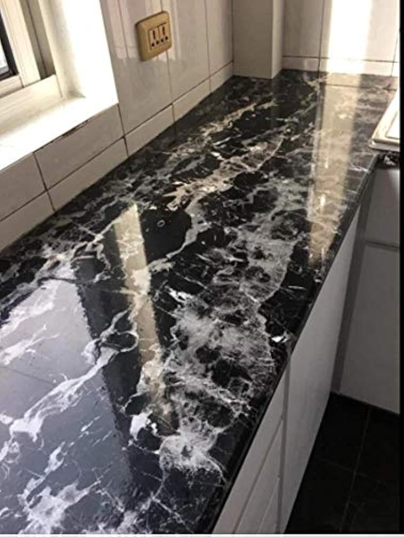 Papel de vinilo pintado diseño de granito negro
