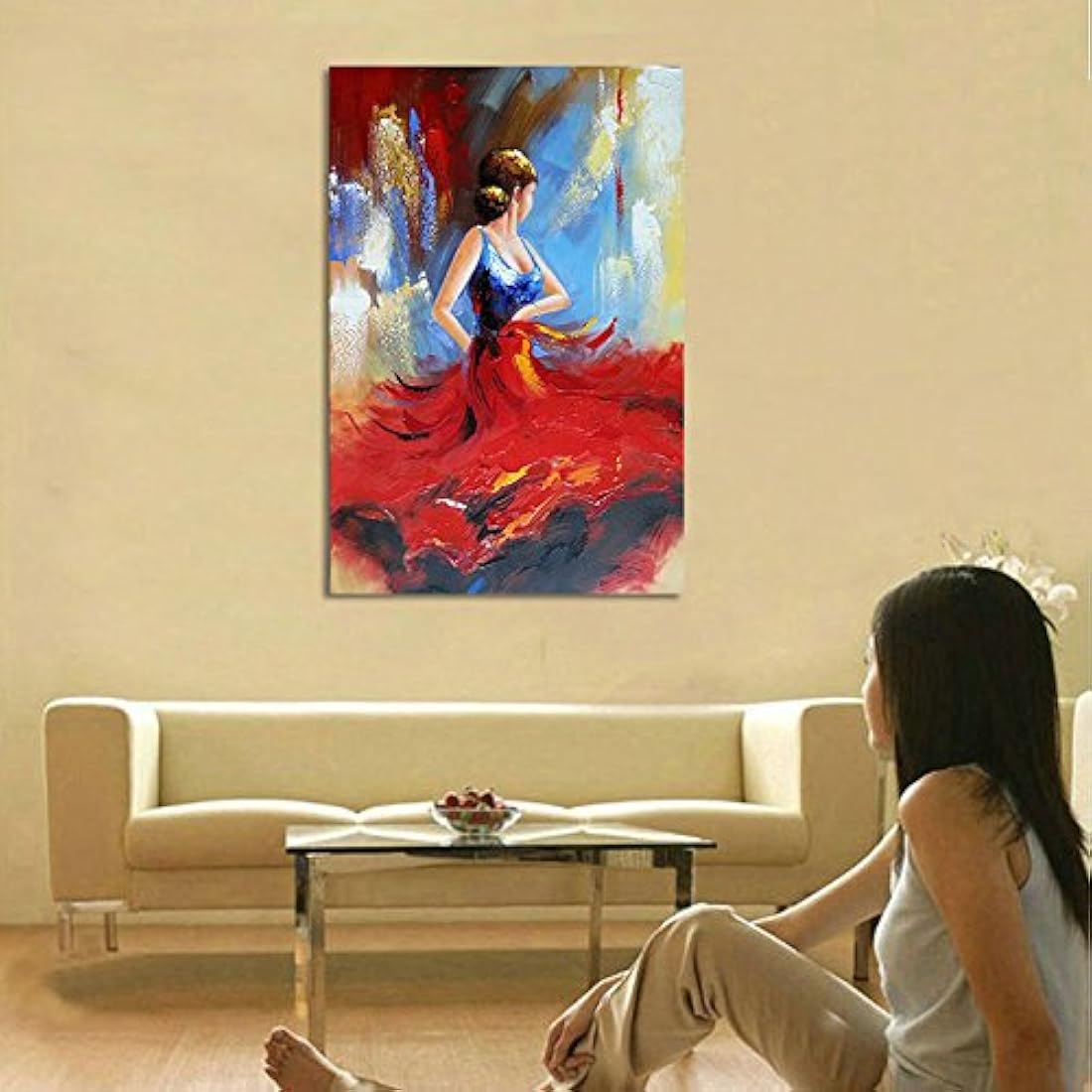 wieco Arte – Lienzo en pinturas al óleo sobre lona