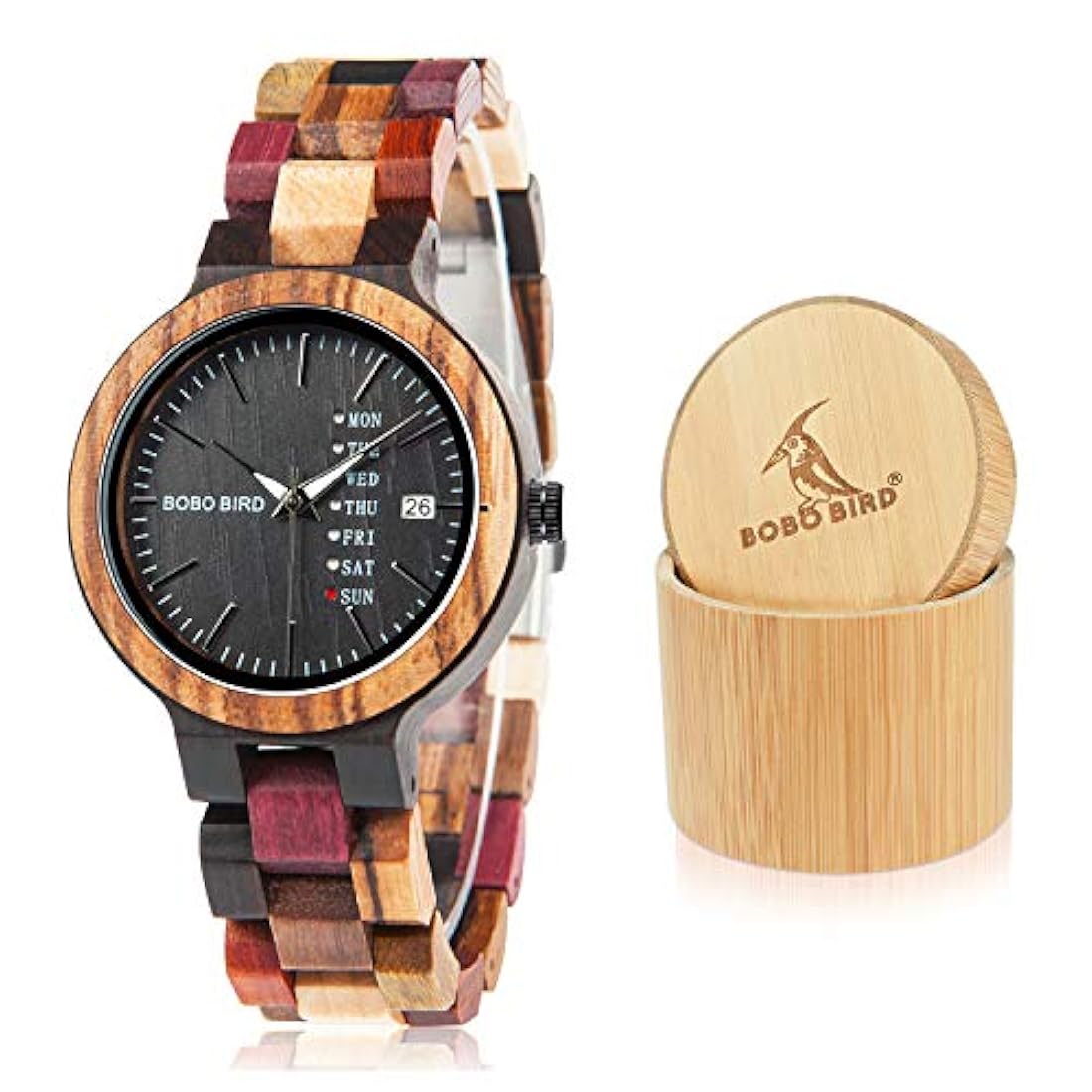 BOBO BIRD Relojes de madera para mujer