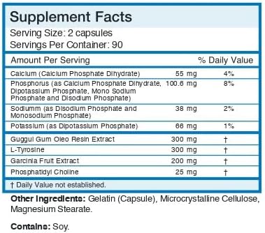 Suplemento Thyroid T-3 Radical Booster Metabólico 180 cáp