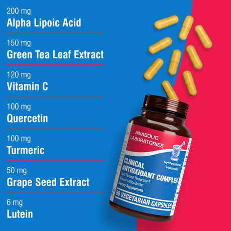 Suplemento natural del complejo antioxidante 60 cápsulas