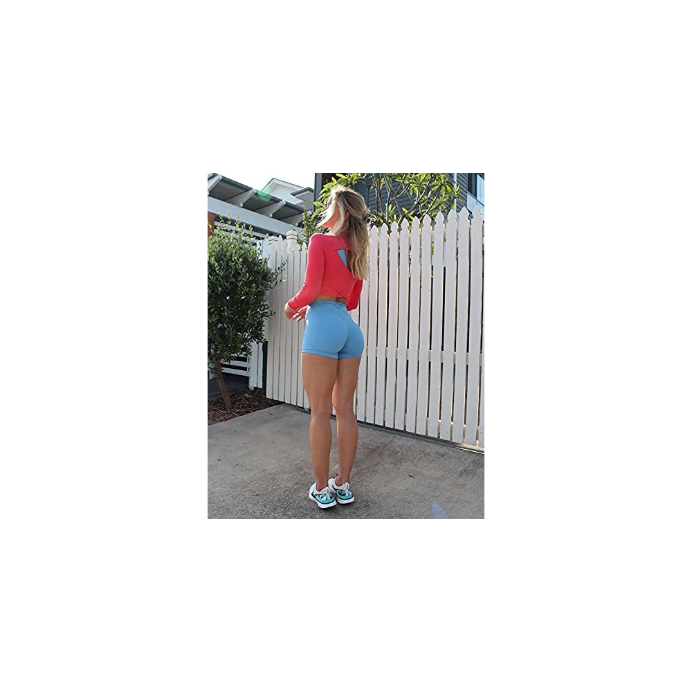 Shorts cortos para yoga de mujer talla S