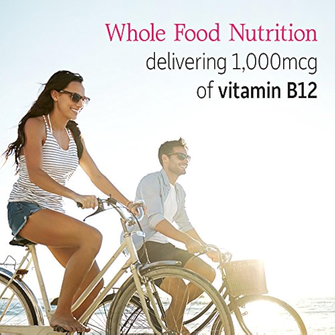 Suplemento de 30 cápsulas veganas para todas las comidas. Garden of Life. Vitamine Code B12 cruda de 0.000035 oz.