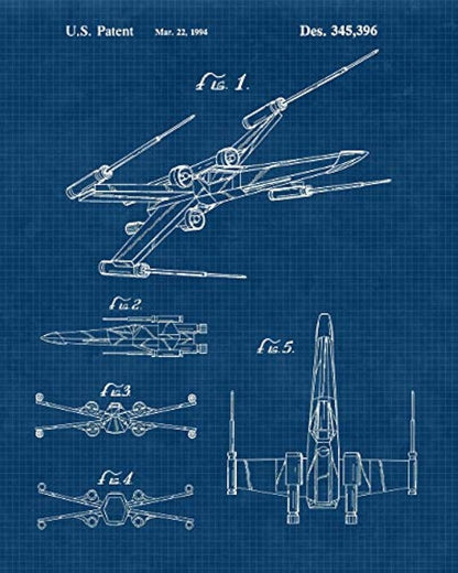 Impresiones de carteles de patente de vehículos star wars