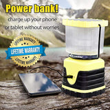 Blazin linterna solar recargable para campamento | 600 lúmenes linterna solar USB para campamento | cargador de batería de emergencia para teléfono | linterna de tormenta, apagón de energía