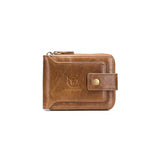 Cartera RFID de cuero genuino para hombres