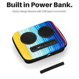 Parlantes, altavoz Bluetooth, 1 enfriador con altavoces