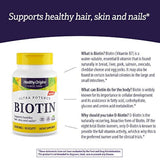 Healthy Origins Biotin Veg cápsulas, 10.000 mcg, 60 unidades