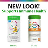 Rainbow Light Kids One Multivitamina con complejo de vitamina B, sabor a fruta – 90 tabletas (el paquete puede variar)
