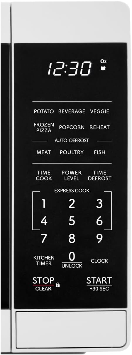 Microondas Compacto SHARP 0.7 CuFt 700W con Plato Giratorio SMC0760KW
