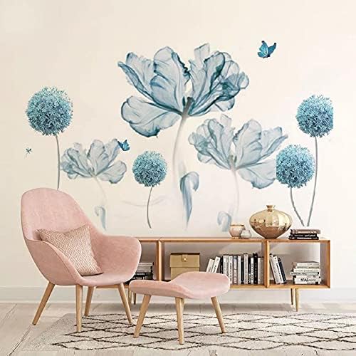 Vinilos de Flores Grandes para Pared - Decoración Removible - Set