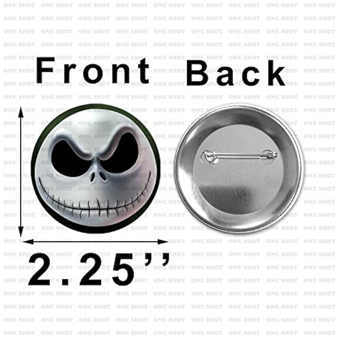 Pesadilla Antes de Navidad Pinback Botones Set de 12