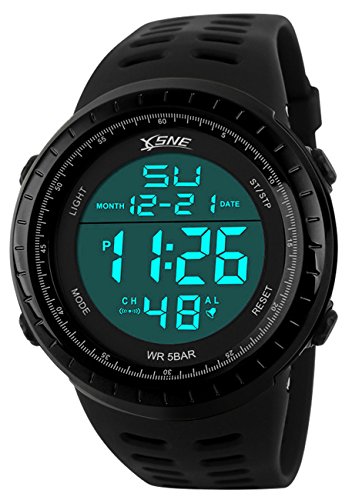 Reloj deportivo digital resistente al agua electrónico