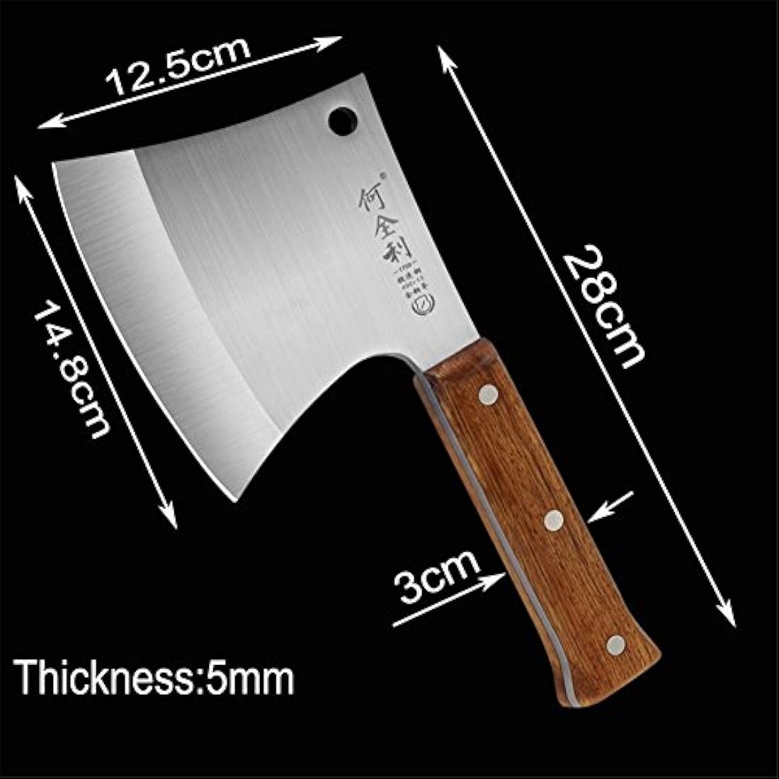 Profesional hueso cuchillo de carnicero de acero inoxidable