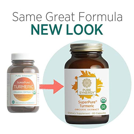 Pure Synergy USDA Extracto de cúrcuma orgánico superpuro