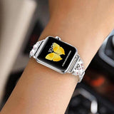 SaNgaiMEi Correa de acero inoxidable Para Apple Watch
