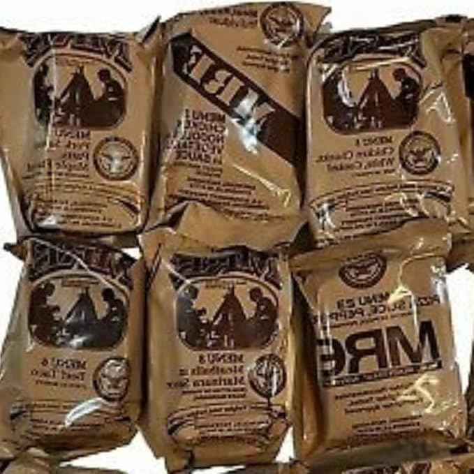 MRE Comida de Emergencia US - Menús 13 a 24, Caja B 2025-2026