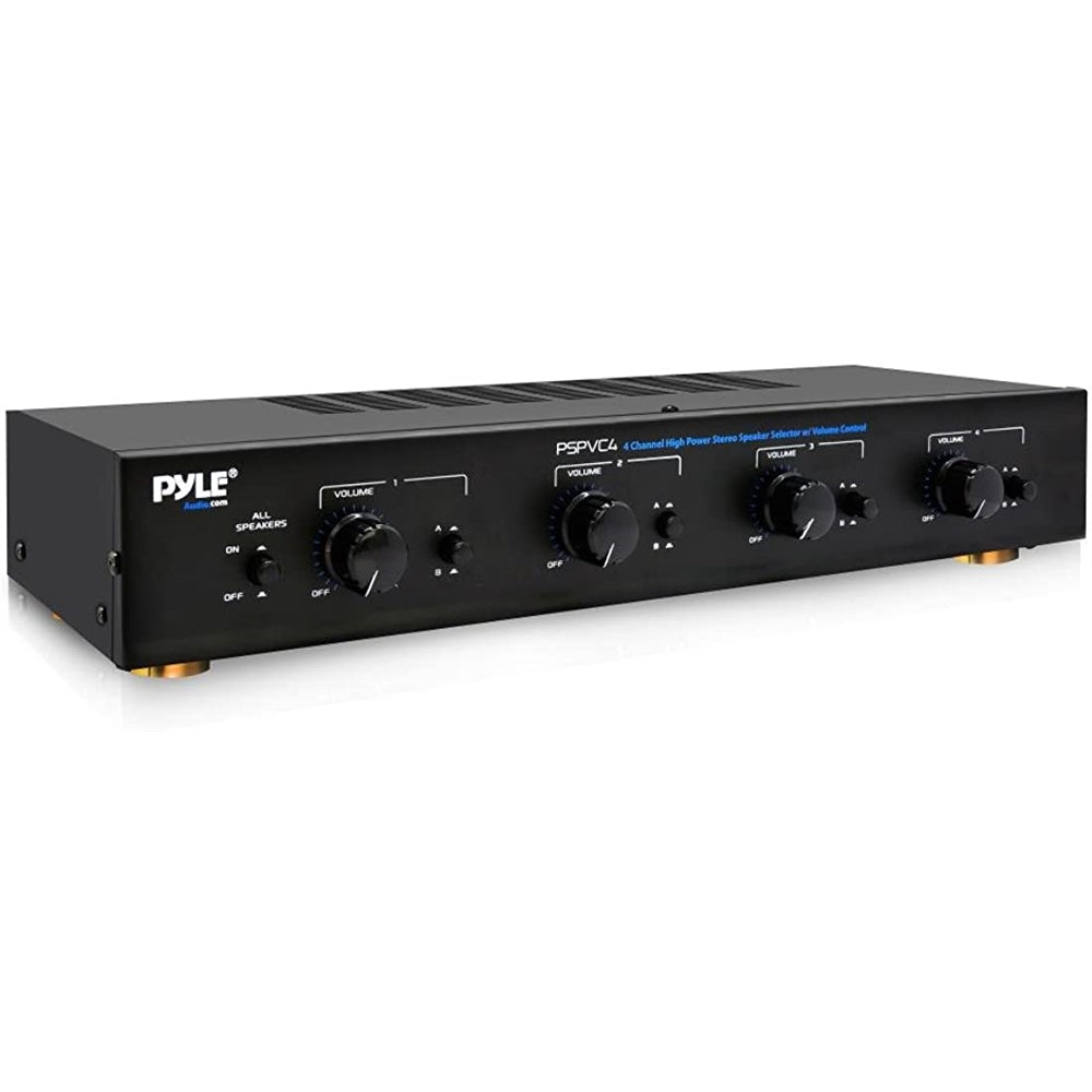 Amplificador de conmutadores de 4 zonas PYLE-HOME PSPVC4