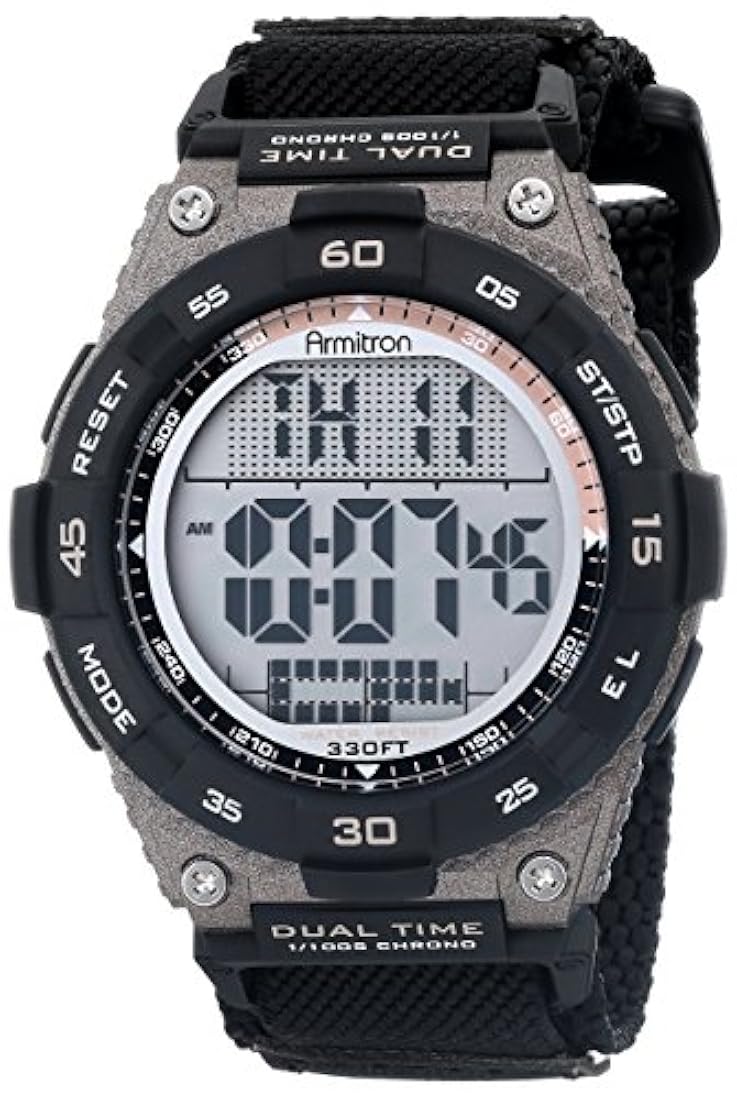 Armitron Sport 40/8330BLK Reloj cronógrafo digital dehombre