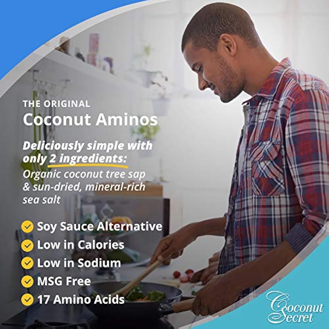 Coconut Secret salsa de aminos de coco orgánico 8 oz