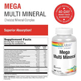 Solaray Mega Multi Mineral | 200 Cápsulas