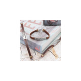 Pulseras y tobilleras de cuero vintage elástico para mujer